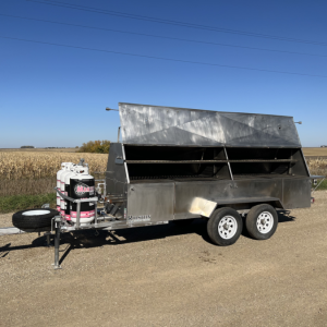 Model 1240CSS Towable Charcoal Grill – Stainless
