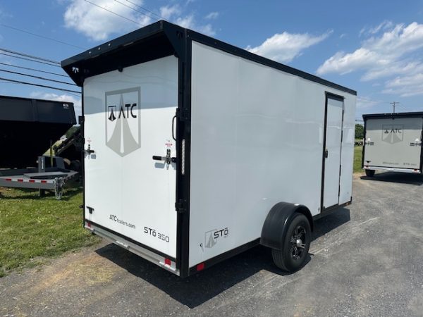 ATC 6.5 x 14 Aluminum Enclosed Cargo Trailer – Rear Spoiler - Image 4