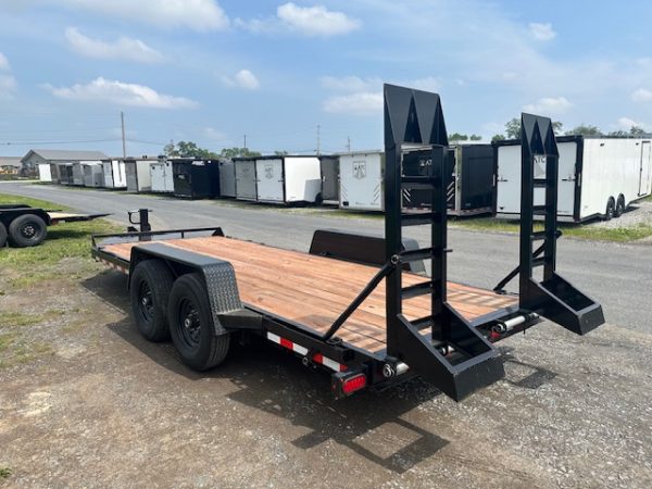2024 BWise 7 x 18 Equipment Trailer – Heavy Duty Ladder Ramps - Image 7
