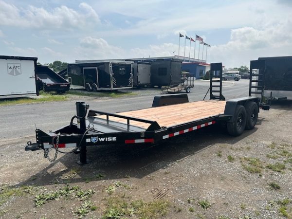 2024 BWise 7 x 18 Equipment Trailer – Heavy Duty Ladder Ramps - Image 5