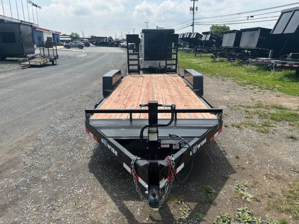 2024 BWise 7 x 18 Equipment Trailer – Heavy Duty Ladder Ramps - Image 3