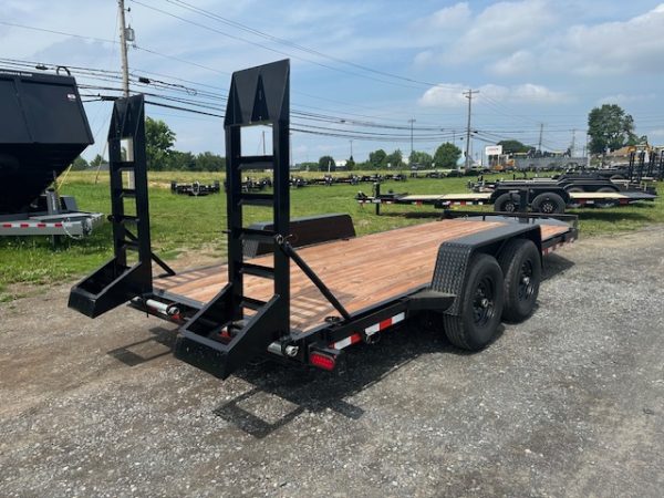 2024 BWise 7 x 18 Equipment Trailer – Heavy Duty Ladder Ramps - Image 4