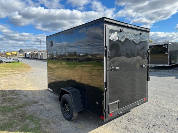 Covered Wagon 6 x 10 Enclosed Trailer – Ramp Door – Blackout - Image 4