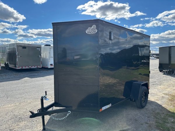 Covered Wagon 6 x 10 Enclosed Trailer – Ramp Door – Blackout - Image 5