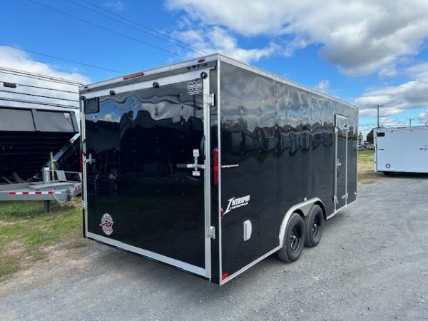 Homesteader 8.5 x 18 V-Nose Enclosed Car Hauler – Ramp Door - Image 7