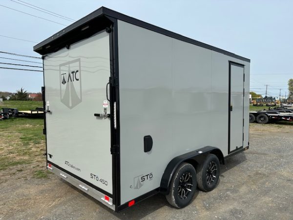 ATC 7.5 x 14 Aluminum Enclosed Cargo Trailer – Black Trim - Image 4