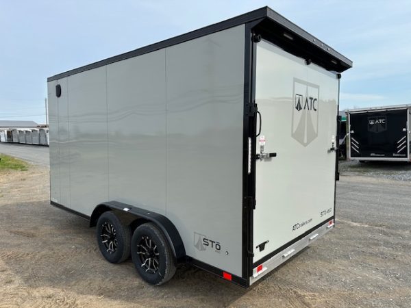 ATC 7.5 x 14 Aluminum Enclosed Cargo Trailer – Black Trim - Image 7