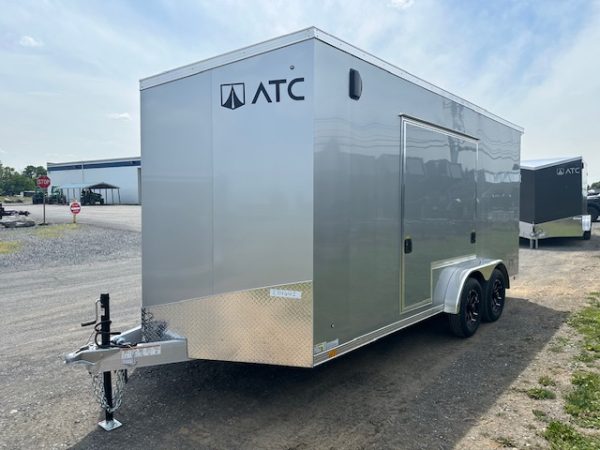 ATC 7.5 x 16 Aluminum Enclosed Cargo Trailer – UTV Door - Image 5