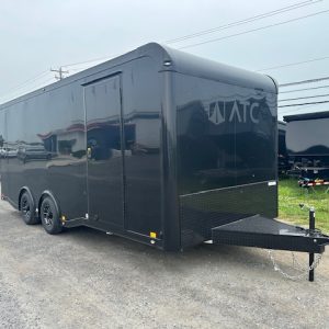 ATC 8.5 x 20 Aluminum Enclosed Car Trailer – Blackout