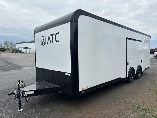 ATC 8.5 x 24 Aluminum Enclosed Car Trailer – Black Trim - Image 5