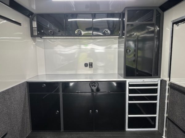ATC 8.5 x 28 Aluminum Enclosed Car Trailer – Awning & AC - Image 11