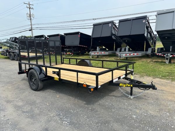Big Tex 7 x 12 Landscape Utility Trailer – Rear Ramp Gate