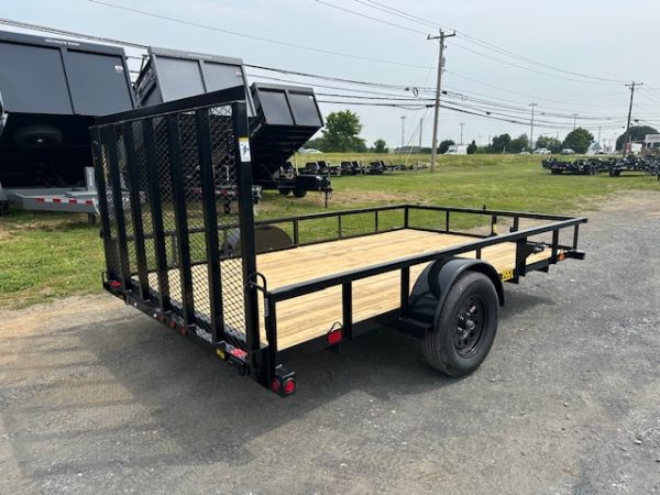 Big Tex 7 x 12 Landscape Utility Trailer – Rear Ramp Gate - Image 4
