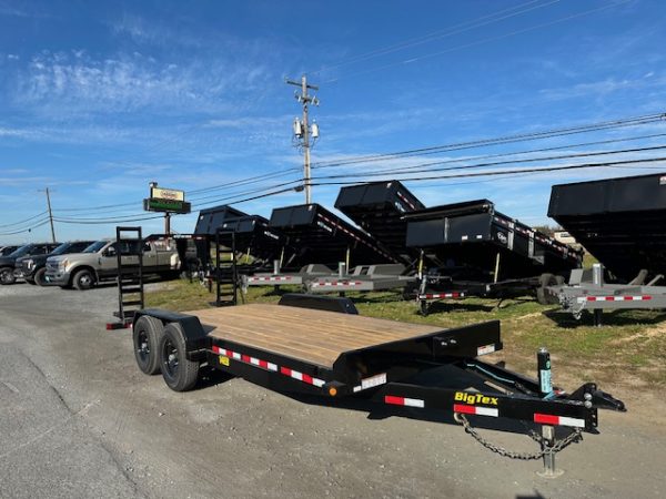 Big Tex 7 x 18 14EB Equipment Trailer – 14K Ladder Ramps - Image 5
