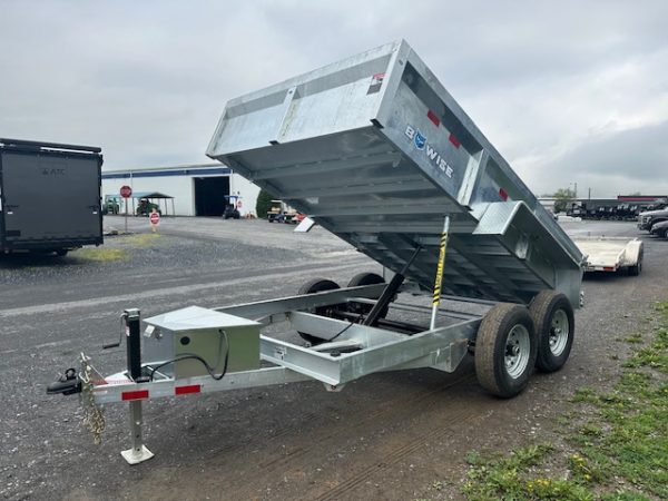 BWise 7 x 12 Low Profile Dump Trailer – Galvanized - Image 5