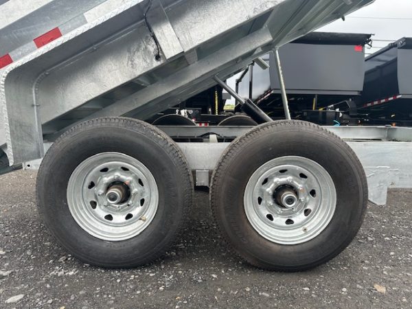 BWise 7 x 12 Low Profile Dump Trailer – Galvanized - Image 6