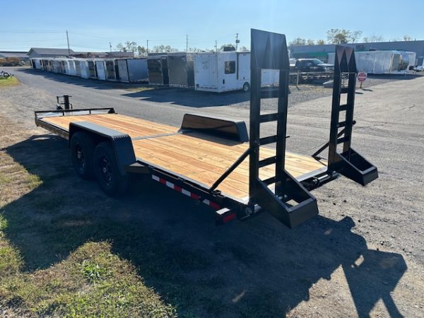 BWise 7 x 22 Heavy Duty Equipment Trailer – Ladder Ramps - Image 6