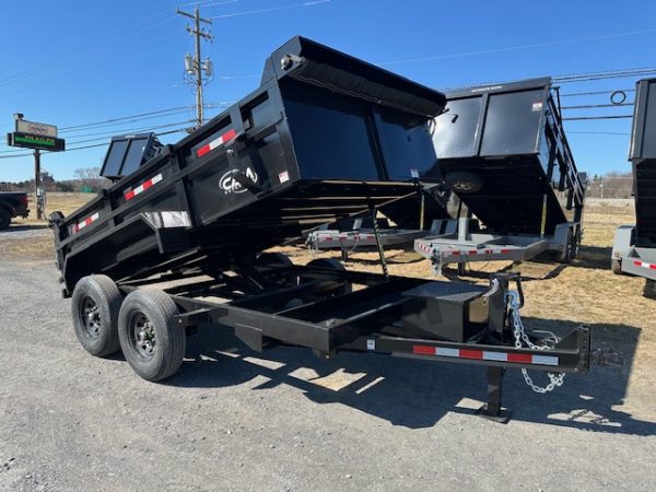 CAM Superline 7 x 12 HD Low Profile Dump Trailer – Scissor Lift