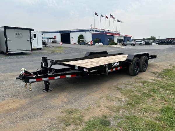 CAM Superline 7 x 20 Equipment Trailer – Full Tilt Deck - Image 5