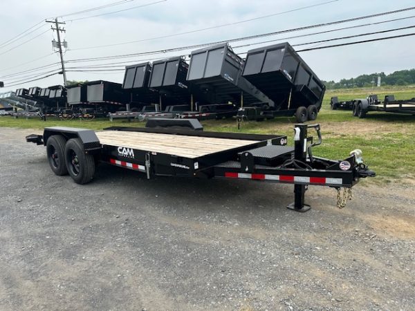 CAM Superline 7 x 20 Equipment Trailer – Full Tilt Deck