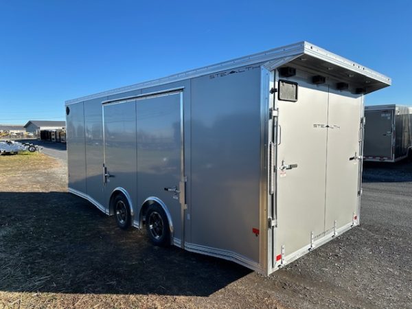 Cargo Pro 8.5 x 20 Aluminum V-Nose Car Trailer – Escape Door - Image 4