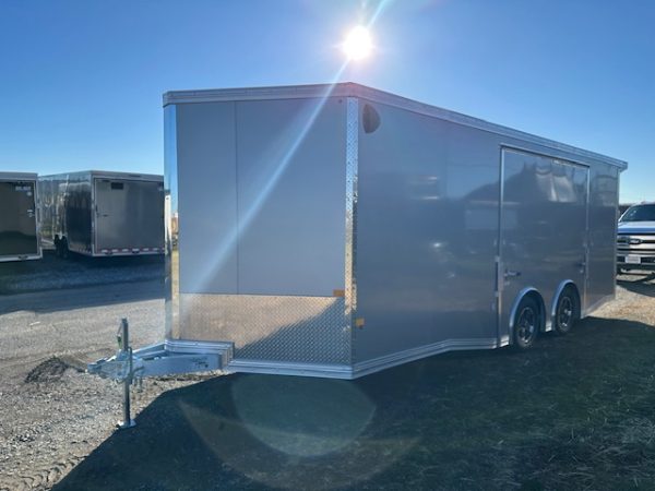 Cargo Pro 8.5 x 20 Aluminum V-Nose Car Trailer – Escape Door - Image 6