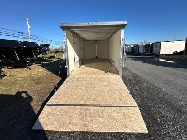 Cargo Pro 8.5 x 20 Aluminum V-Nose Car Trailer – Escape Door - Image 3
