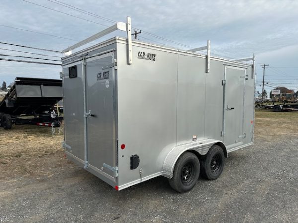 Car Mate 7 x 14 Enclosed Contractor Trailer – Barn Doors - Image 4