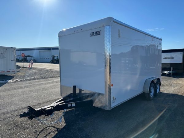 Car Mate 7 x 16 Enclosed Cargo Trailer – 12″ Added Height - Image 5