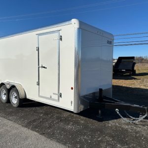 Car Mate 7 x 16 Enclosed Cargo Trailer – 12″ Added Height