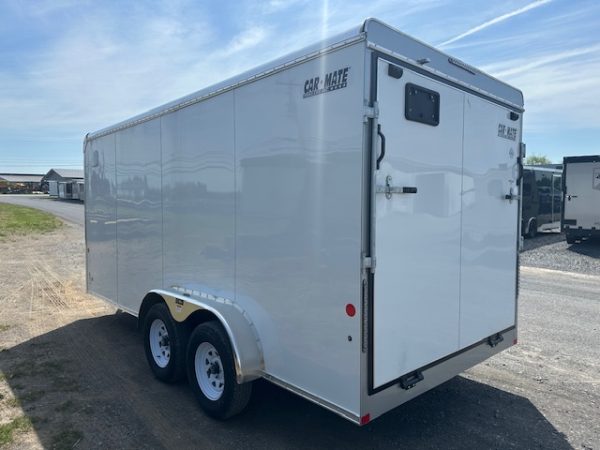 Car Mate 7 x 16 Enclosed Cargo Trailer – Surge Brakes - Image 7