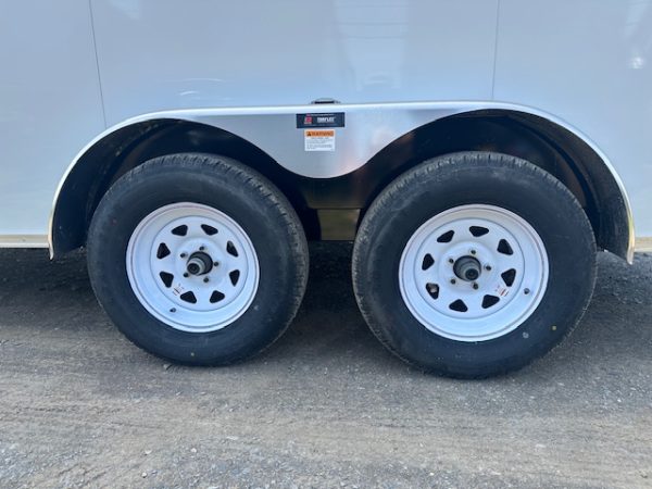 Car Mate 7 x 16 Enclosed Cargo Trailer – Surge Brakes - Image 9