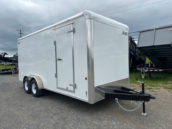 Car Mate 7 x 18 Enclosed Cargo Trailer – 12″ Added Height