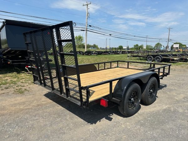 Carry-On 7 x 12 Landscape Utility Trailer – Rear Ramp Gate - Image 4
