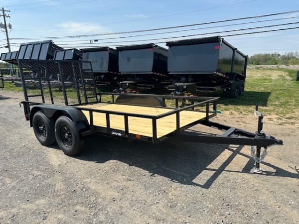 Carry-On 7 x 12 Landscape Utility Trailer – Rear Ramp Gate