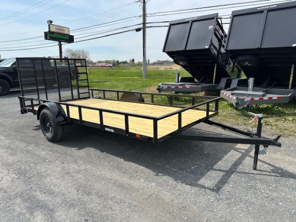 Carry-On 7 x 14 Landscape Utility Trailer – Rear Gate