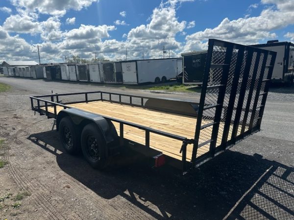 Carry-On 7 x 16 Landscape Utility Trailer – Rear Ramp Gate - Image 7