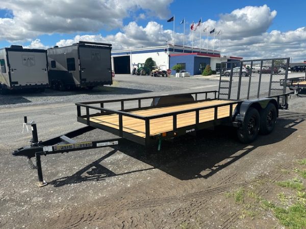 Carry-On 7 x 16 Landscape Utility Trailer – Rear Ramp Gate - Image 5