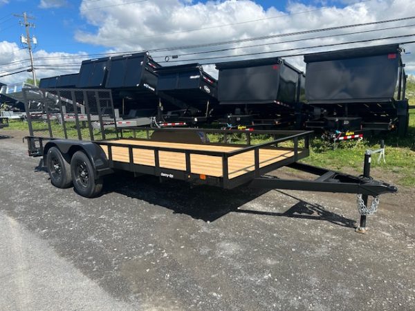 Carry-On 7 x 16 Landscape Utility Trailer – Rear Ramp Gate
