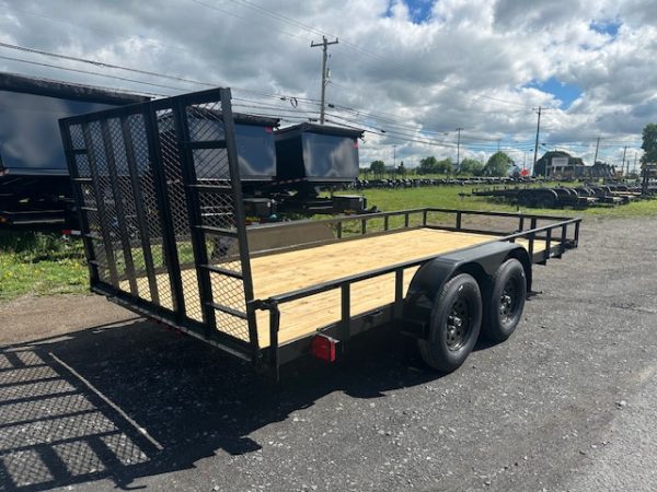 Carry-On 7 x 16 Landscape Utility Trailer – Rear Ramp Gate - Image 4