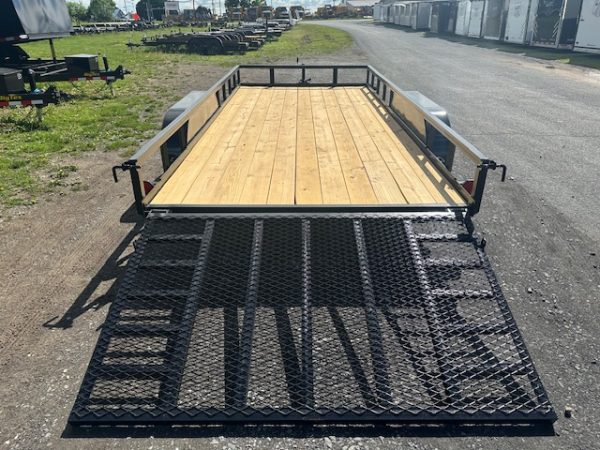 Carry-On 7 x 16 Landscape Utility Trailer – Rear Ramp Gate - Image 3