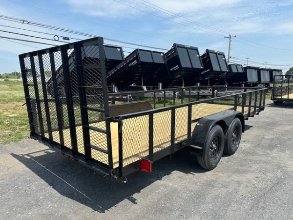Carry-On 7 x 18 Landscape Utility Trailer – Mesh Sides - Image 4