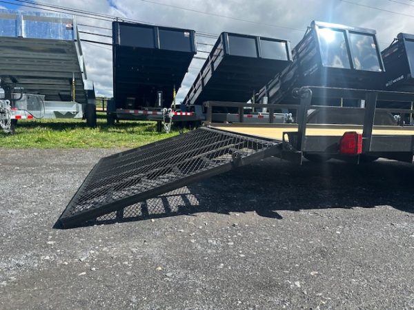Carry-On 7 x 18 Landscape Utility Trailer – Rear Ramp Gate - Image 6
