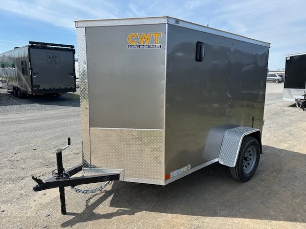 Covered Wagon 5 x 8 Enclosed Cargo Trailer I Barn Doors - Image 5