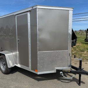 Covered Wagon 5 x 8 Enclosed Cargo Trailer I Barn Doors