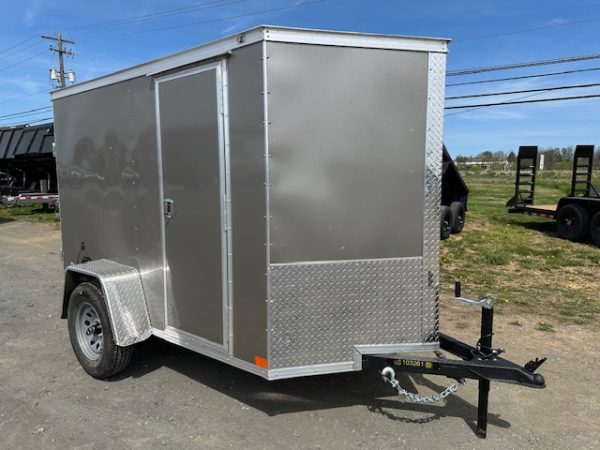 Covered Wagon 5 x 8 Enclosed Cargo Trailer I Barn Doors