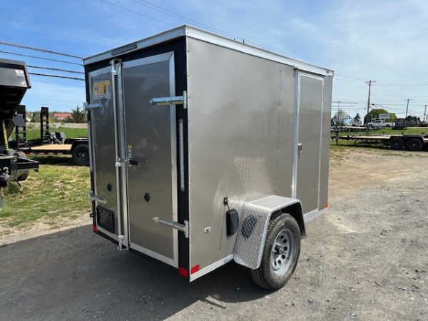 Covered Wagon 5 x 8 Enclosed Cargo Trailer I Barn Doors - Image 4