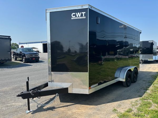 Covered Wagon 7 x 16 Enclosed Trailer – 18″ Added Height - Image 5