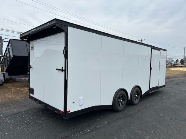 Covered Wagon 8.5 x 24 Enclosed Car Trailer – Spoiler - Image 7