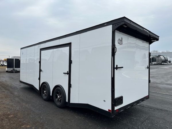 Covered Wagon 8.5 x 24 Enclosed Car Trailer – Spoiler - Image 4